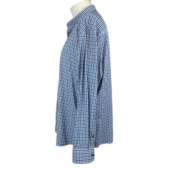 UNTUCKIT Simmons Check Button Down Long Sleeve Shirt - Picture 5 of 6